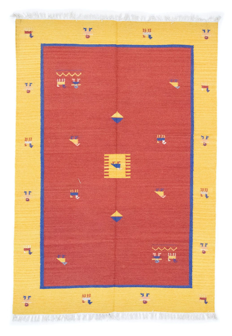 Moderní kilim Koberec 140x200cm - Vlněný koberec