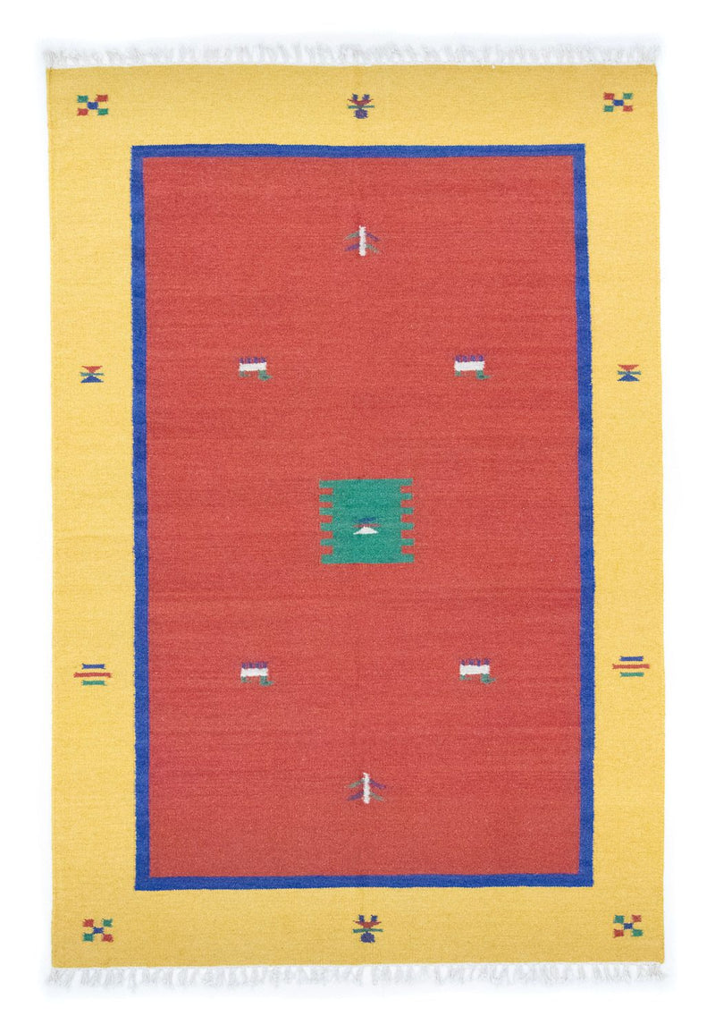Moderní kilim Koberec 140x200cm - Vlněný koberec