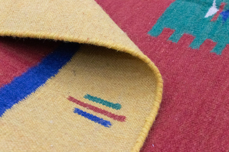 Moderní kilim Koberec 140x200cm - Vlněný koberec
