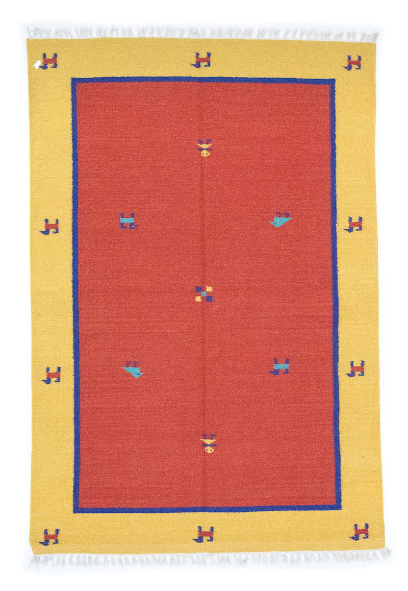 Moderní kilim Koberec 140x200cm - Vlněný koberec
