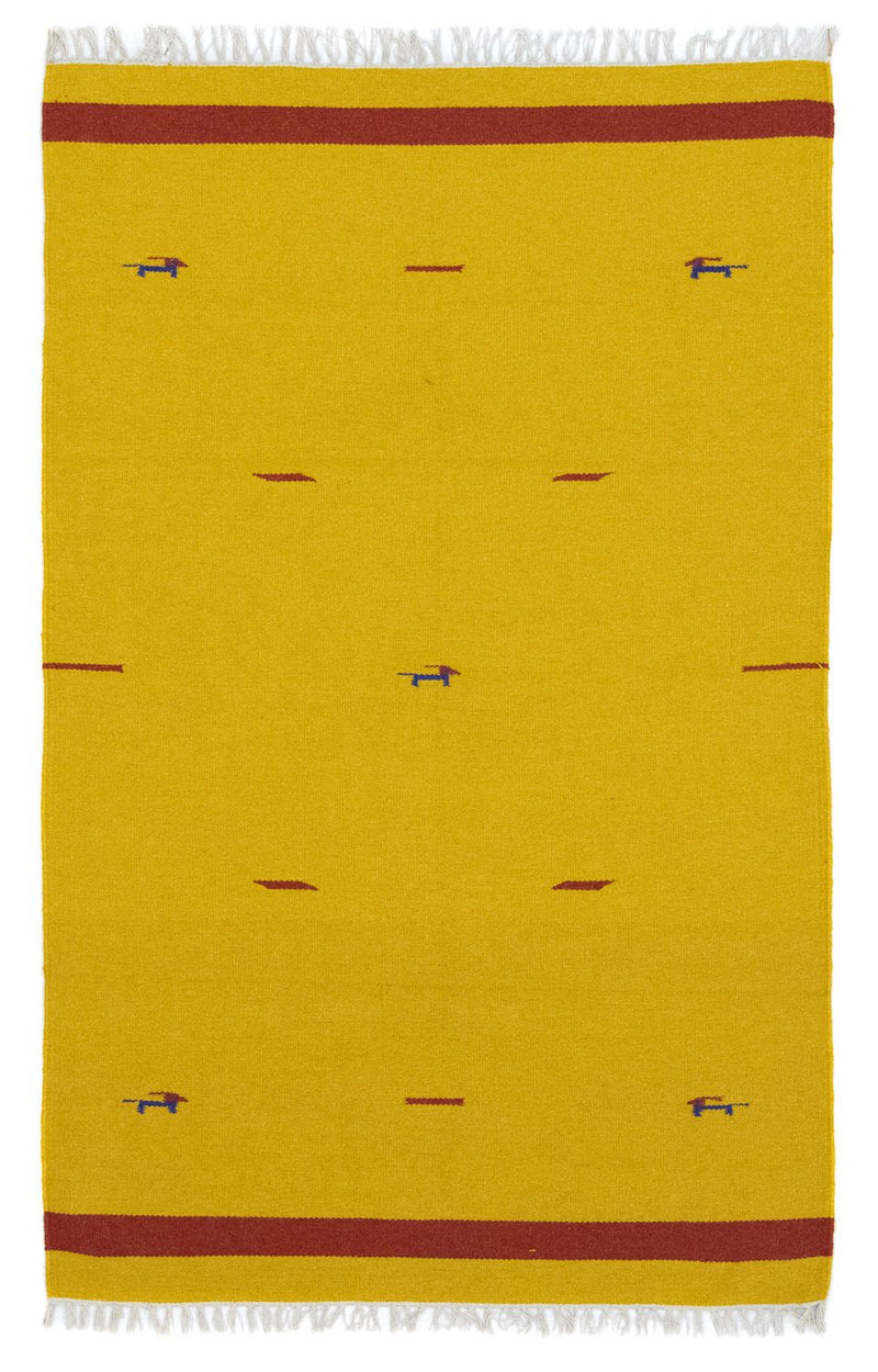 Moderní kilim Koberec 180x120cm - Vlněný koberec