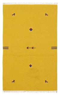 Moderní kilim Koberec 120x180cm - Vlněný koberec – product image