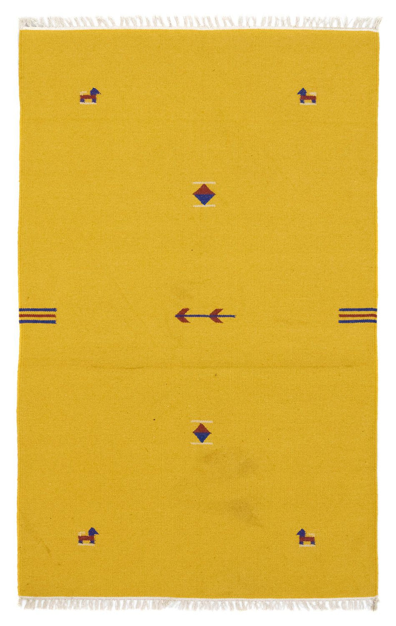 Moderní kilim Koberec 120x180cm - Vlněný koberec