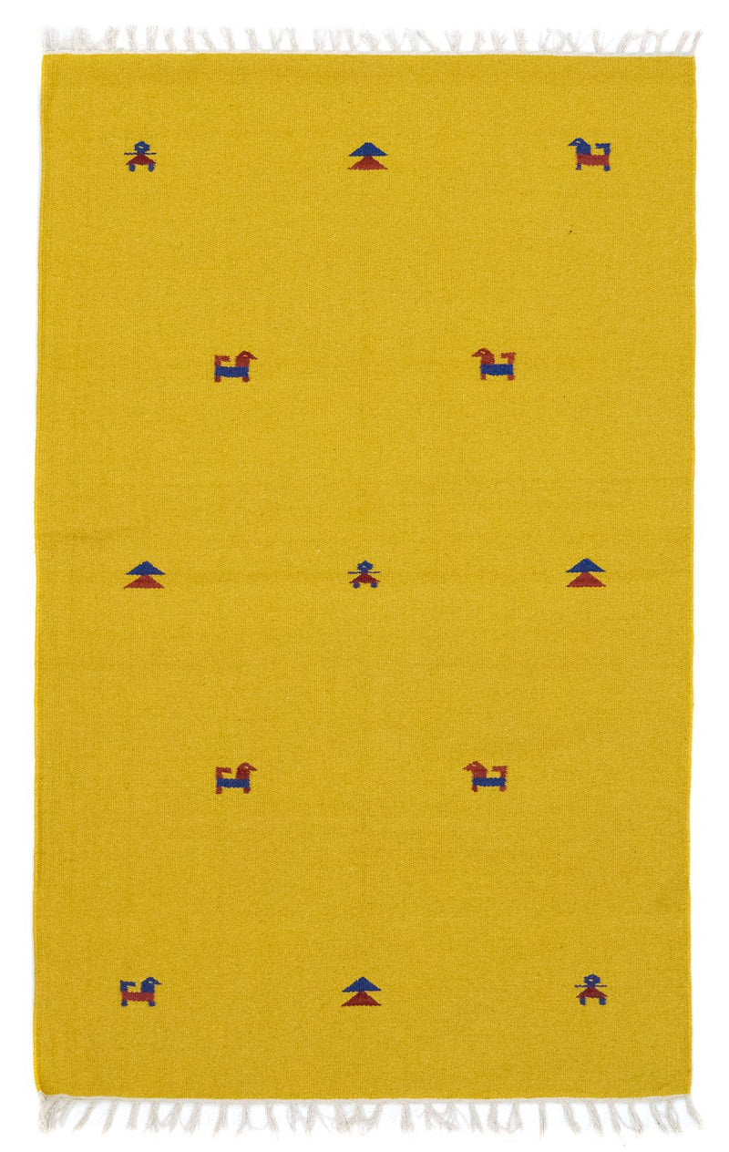Moderní kilim Koberec 120x180cm - Vlněný koberec