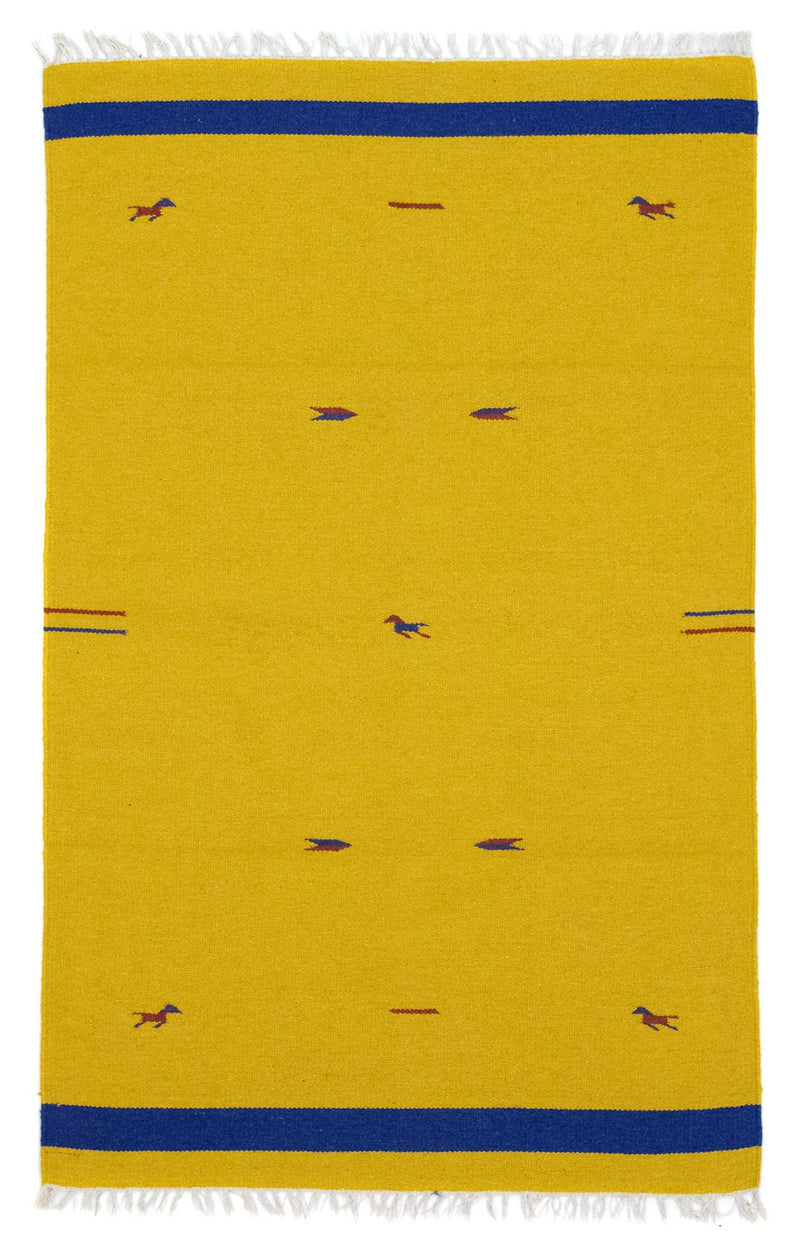 Moderní kilim Koberec 120x180cm - Vlněný koberec