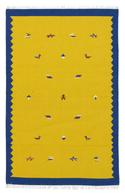 Moderní kilim Koberec 120x180cm - Vlněný koberec