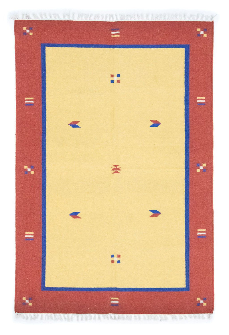 Moderní kilim Koberec 140x200cm - Vlněný koberec