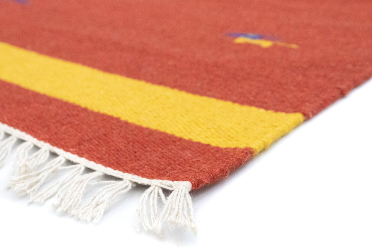 Moderní kilim Koberec 120x180cm - Vlněný koberec
