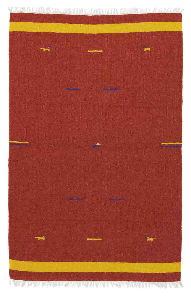 Moderní kilim Koberec 120x180cm - Vlněný koberec