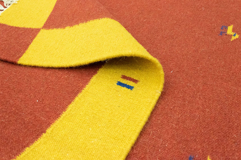 Moderní kilim Koberec 120x180cm - Vlněný koberec