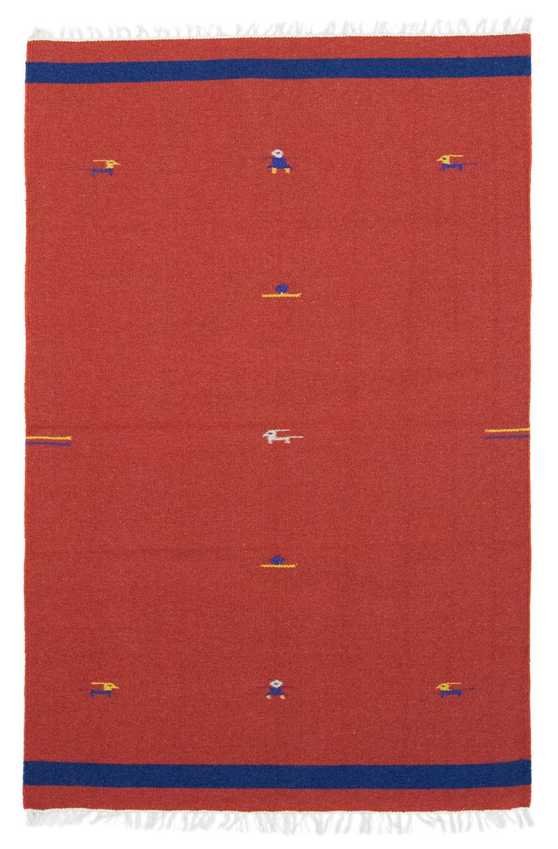 Moderní kilim Koberec 120x180cm - Vlněný koberec