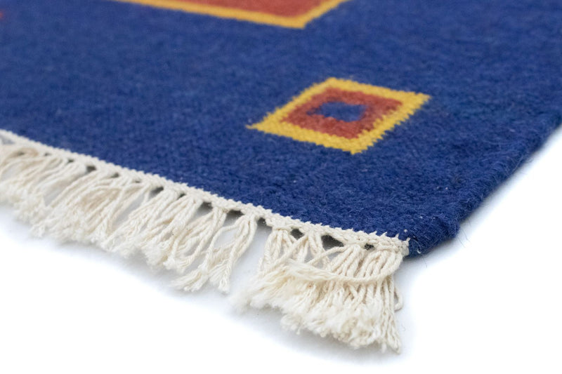 Moderní kilim Koberec 140x200cm - Vlněný koberec