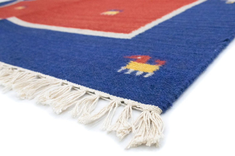 Moderní kilim Koberec 140x200cm - Vlněný koberec