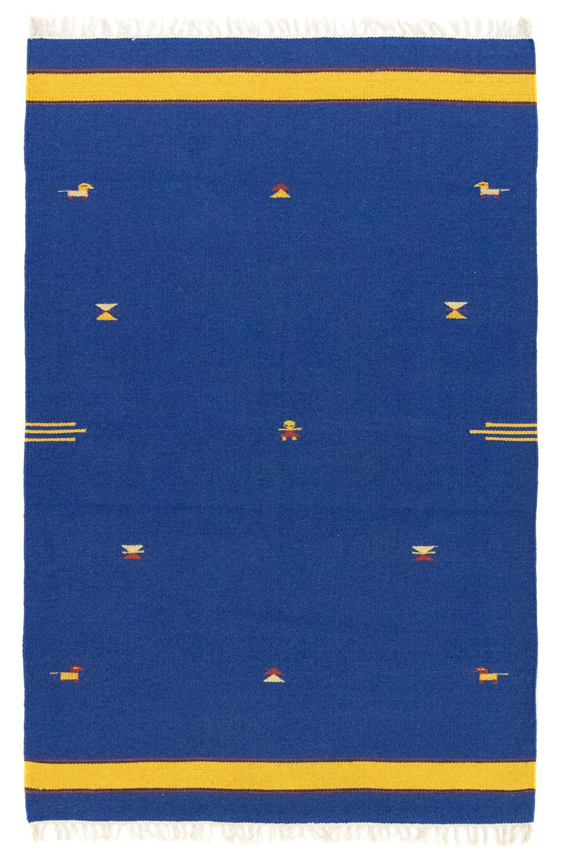 Moderní kilim Koberec 120x180cm - Vlněný koberec