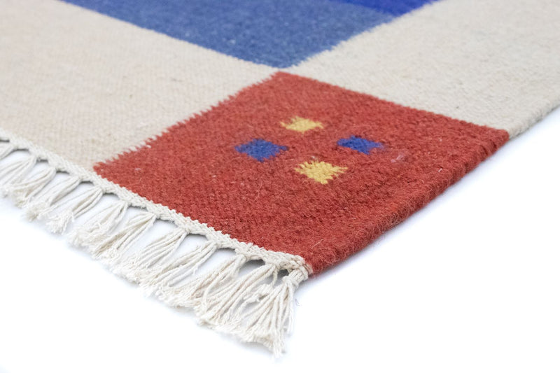 Moderní kilim Koberec 120x180cm - Vlněný koberec