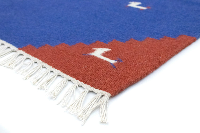 Moderní kilim Koberec 120x180cm - Vlněný koberec