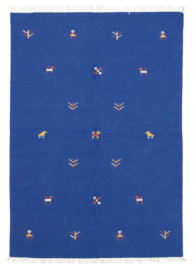 Moderní kilim Koberec 140x200cm - Vlněný koberec