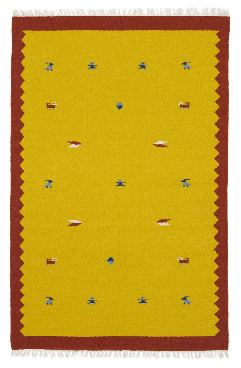 Moderní kilim Koberec 120x180cm - Vlněný koberec
