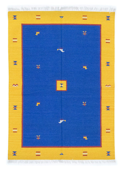 Moderní kilim Koberec 140x200cm - Vlněný koberec