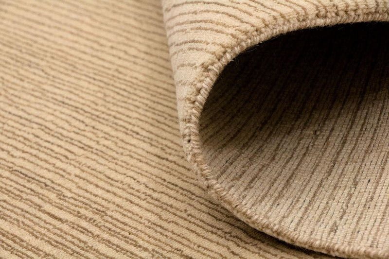 Vlněný koberec - 178 x 118 cm - béžová