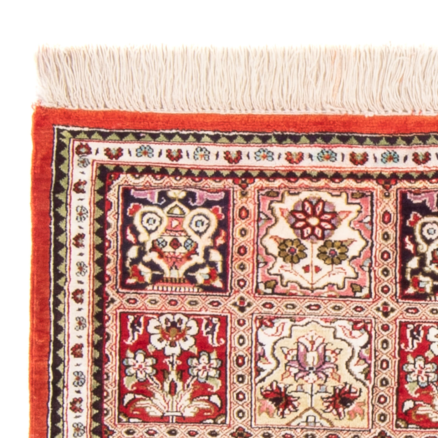 Qom hedvábí Koberec 71x58cm - Perský koberec