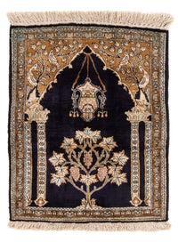 Ghom - Hedvábí Koberec 72x57cm - Perský koberec – product image