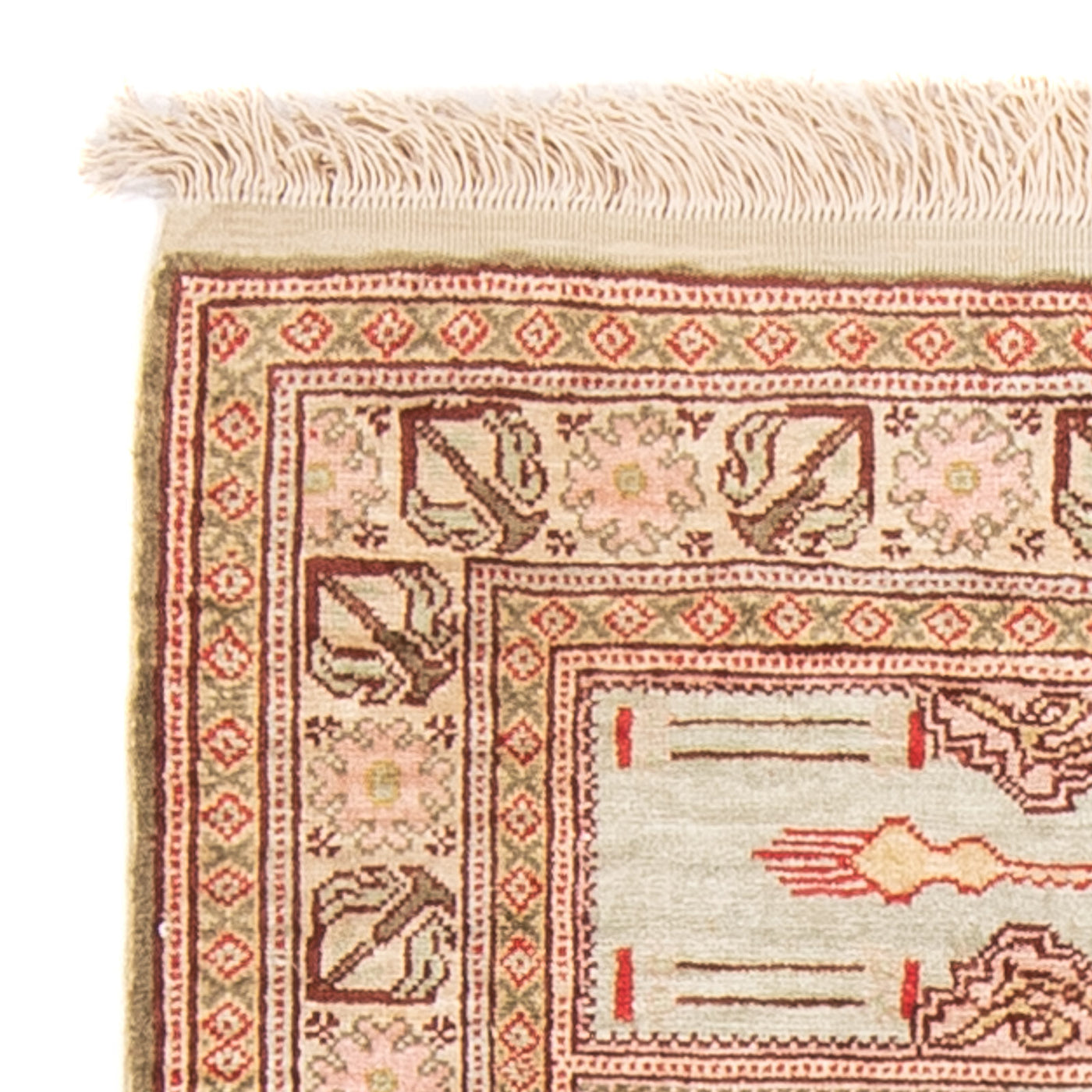 Orientální koberec - Hereke - 61 x 41 cm - vícebarevné