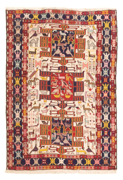 Hedvábný kilim Koberec 109x135cm