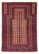 Balúčský koberec 95x132cm - Orientální koberec - béžová