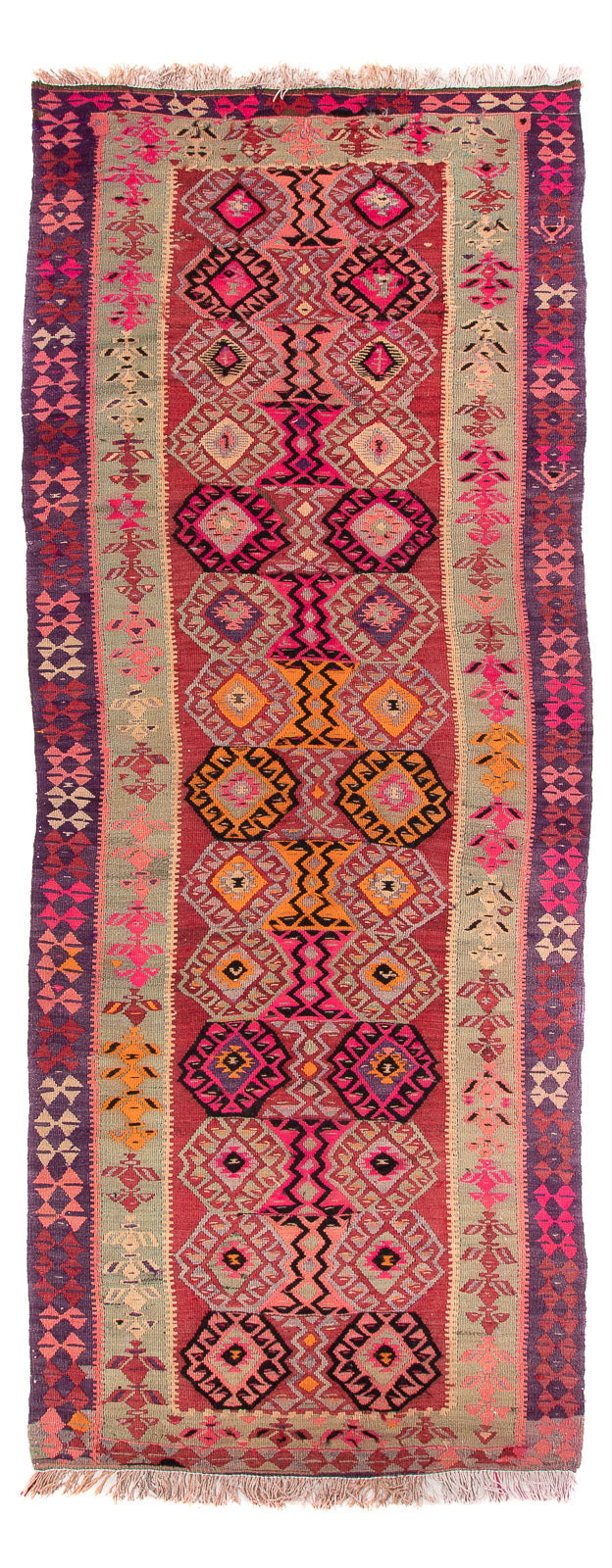 Starý kilim Koberec 129x374cm