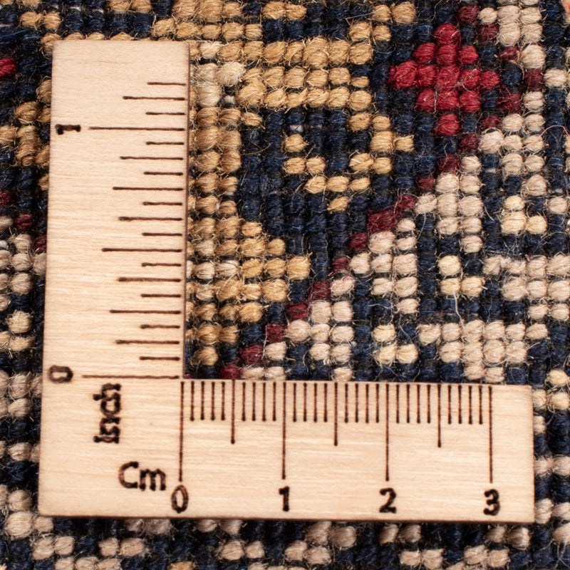 Afghánský koberec - 194 x 151 cm - světle šedá