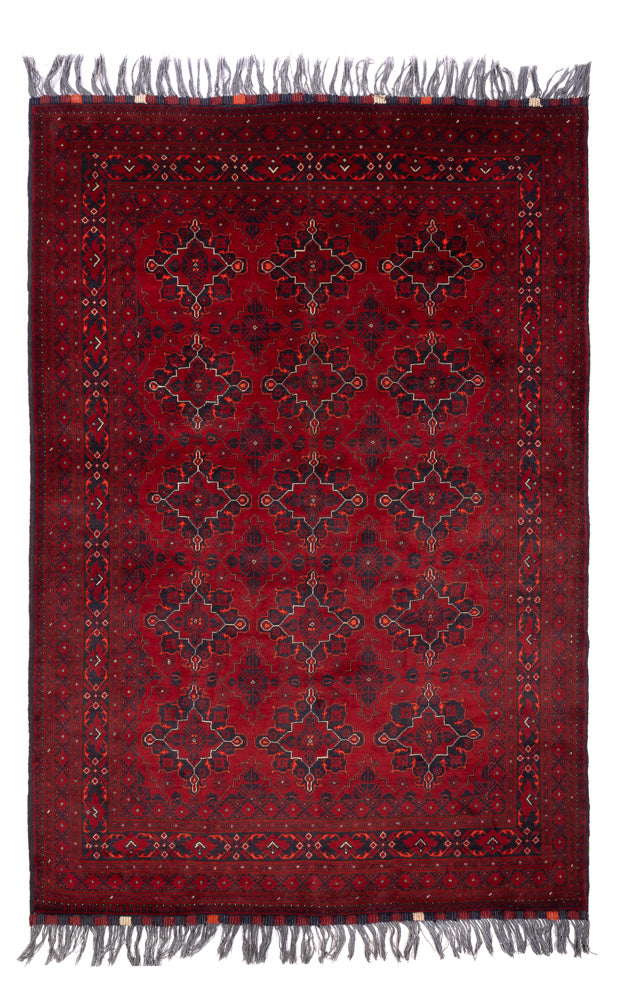 Bukhara Koberec 194x293cm - Orientální koberec - červená