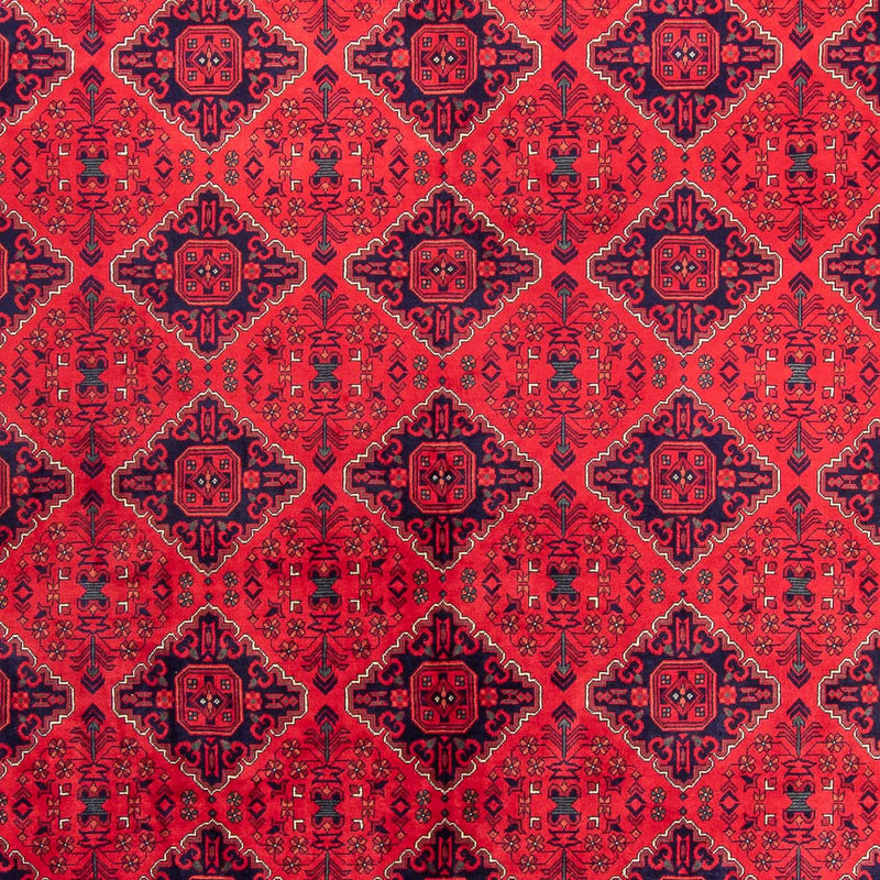 Afghánský koberec - 414 x 292 cm - červená