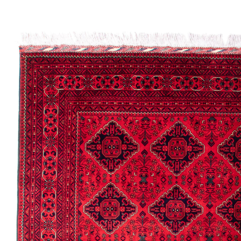 Afghánský koberec - 414 x 292 cm - červená