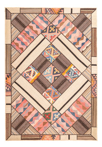 Patchworkový koberec 160x230cm - Perserteppich Wollteppich – product image