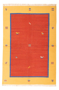Moderní kilim Koberec 140x200cm - Vlněný koberec – product image
