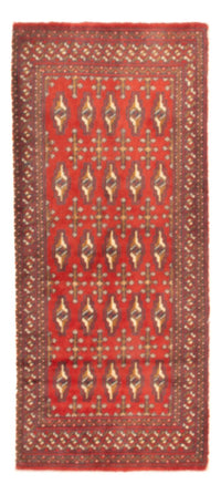 Turkaman Teppich - 130 x 60 cm - hellrot – product image