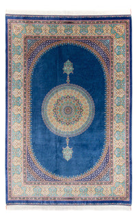 Perský koberec - Ghom - 300 x 200 cm - modrá – product image