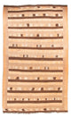 Starý kilim Koberec 245x430cm