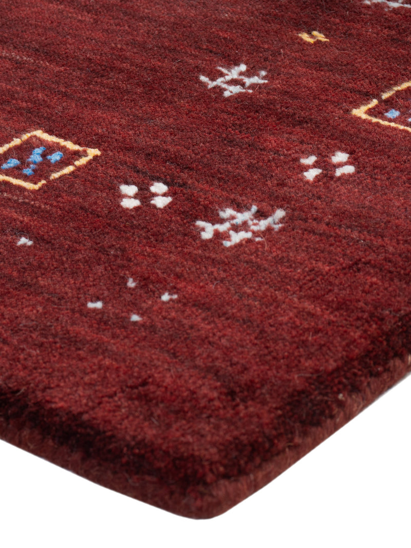 Gabbeh koberec - Loribaft Softy - 90 x 60 cm - karamelová