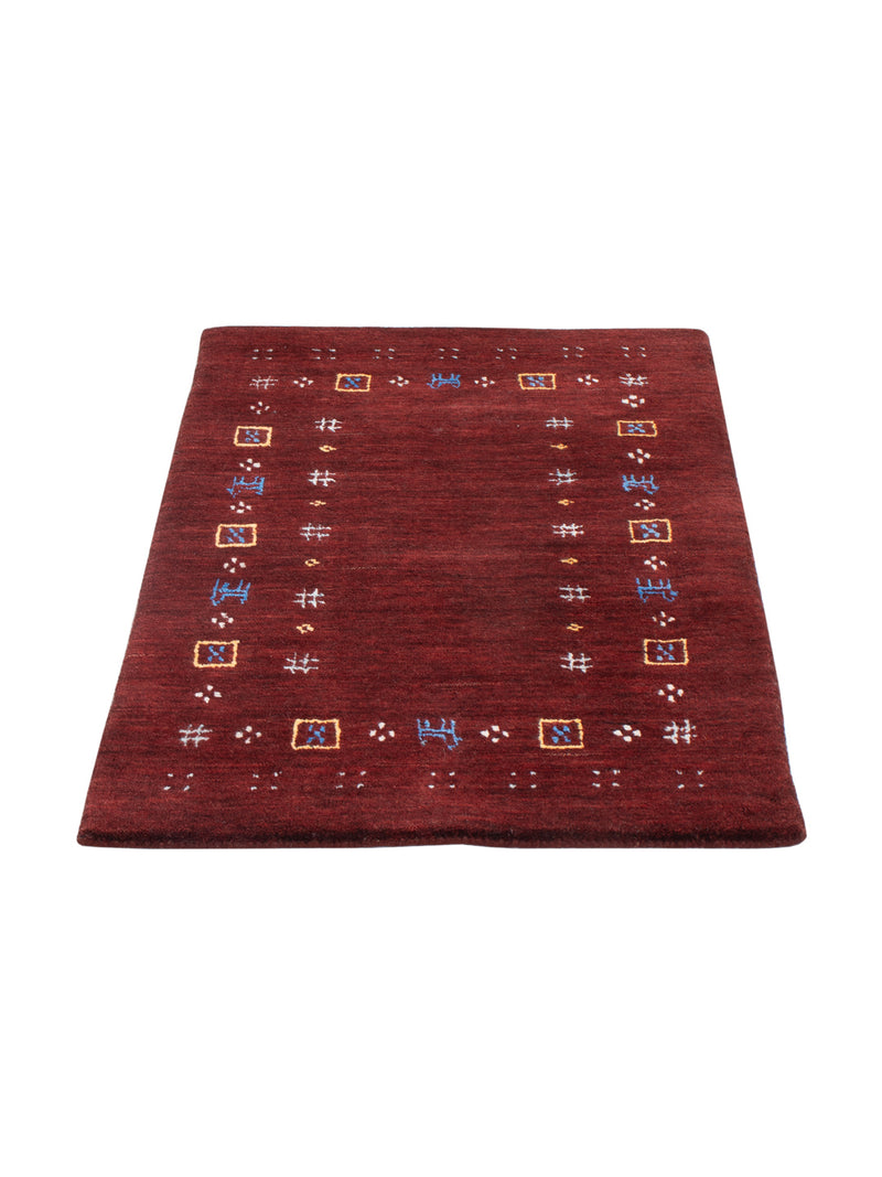 Gabbeh koberec - Loribaft Softy - 90 x 60 cm - karamelová