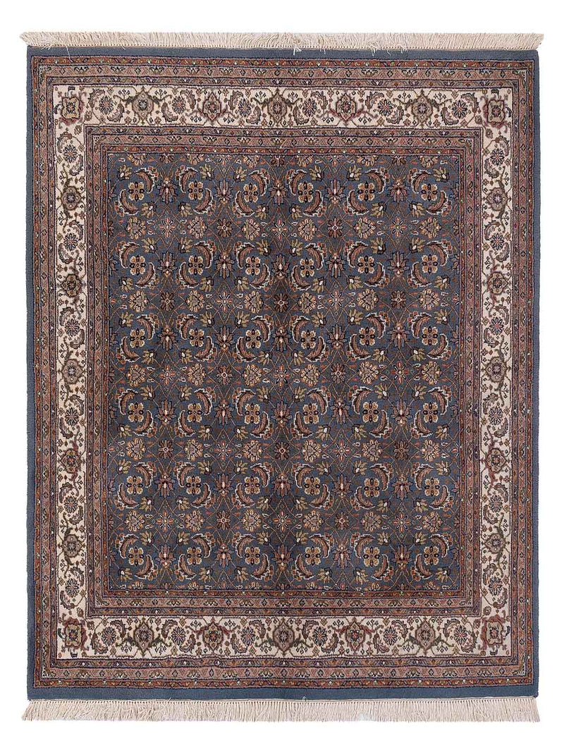 Orientální koberec - Keshan - Indus čtvercový  - 200 x 200 cm - karamelová