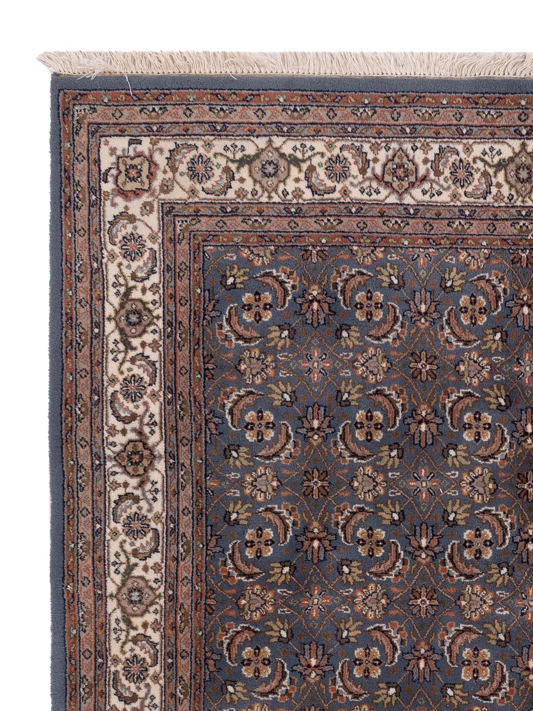 Orientální koberec - Keshan - Indus čtvercový  - 200 x 200 cm - karamelová