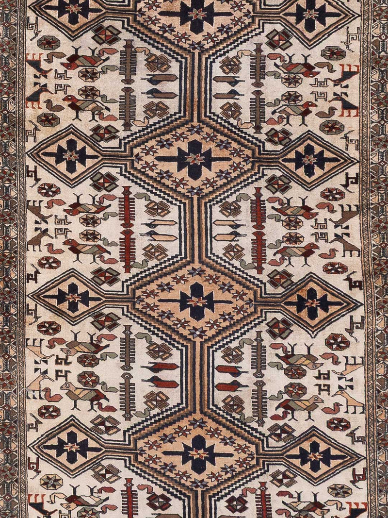 Kelimský koberec - Orientální - 304 x 90 cm - karamelová