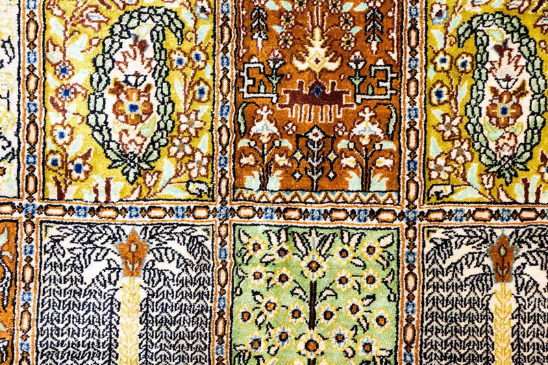 Qom hedvábí Koberec 101x152cm - Perský koberec