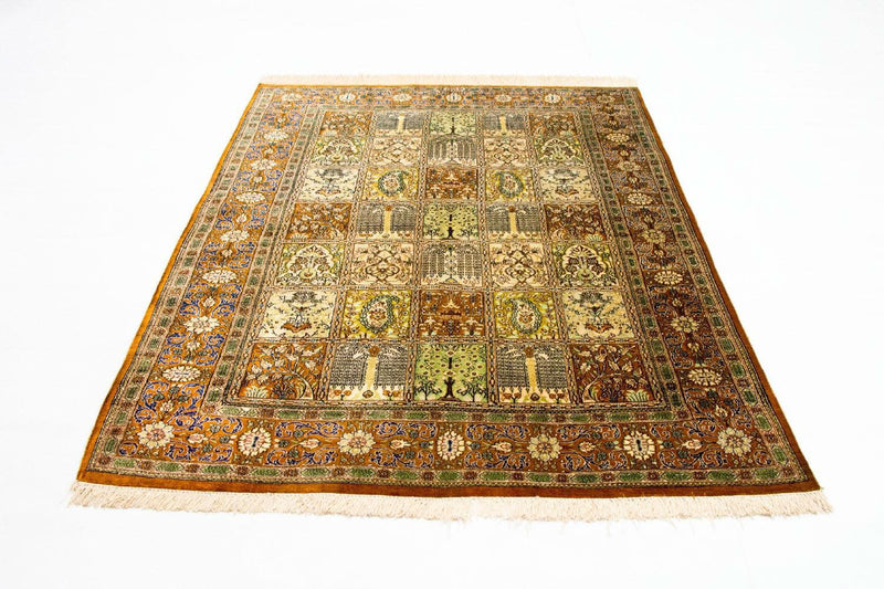 Qom hedvábí Koberec 101x152cm - Perský koberec