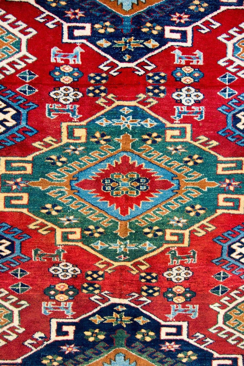 Kazak Koberec 217x193cm - Orientální koberec