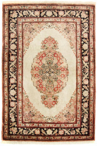 Hedvábný koberec - Ghom Silk - Premium - 120 x 70 cm - béžová – product image
