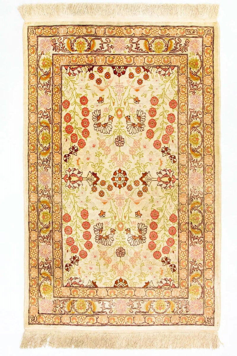 Hereke hedvábí Koberec 100x64cm - Orientální koberec