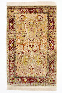 Hereke hedvábí Koberec 92x150cm - Orientální koberec – product image